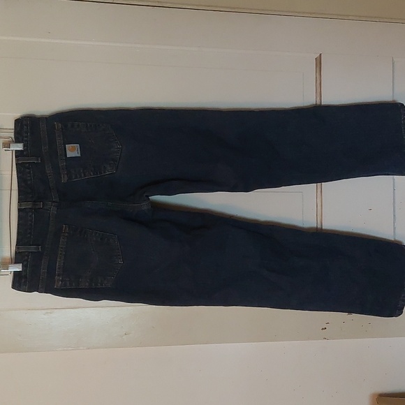Carhartt Flannel Lined Relaxed Fit Jeans - Picture 15 of 16